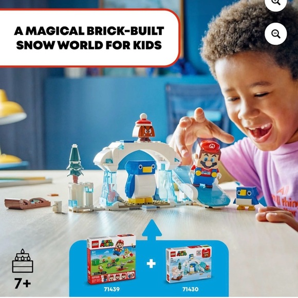 LEGO Super Mario Penguin Family Snow Adventure Expansion Set - Picture 10 of 10